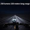 SMSOM USB Rechargeable Bike Lights Front - LED Bicycle Headlight, Bike Lights with Horn, Waterproof, 3 Lighting Modes Fits All Bicycles for Road and Mountain view 2