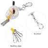 01 Fishing Keychain, Fishing Reel Key Chain Small Size Easy to Use Portable Fishing Reel Appearance for Fishing Tackle Accessory for Fishing Lovers view 3