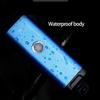 SMSOM LED Bike Lights, USB Rechargeable Bicycle Light, 800 Lumens with 3 Modes IPX6 Waterproof Headlight for Safe Cycling Hiking Road Mountain Commuter (Blue) view 4