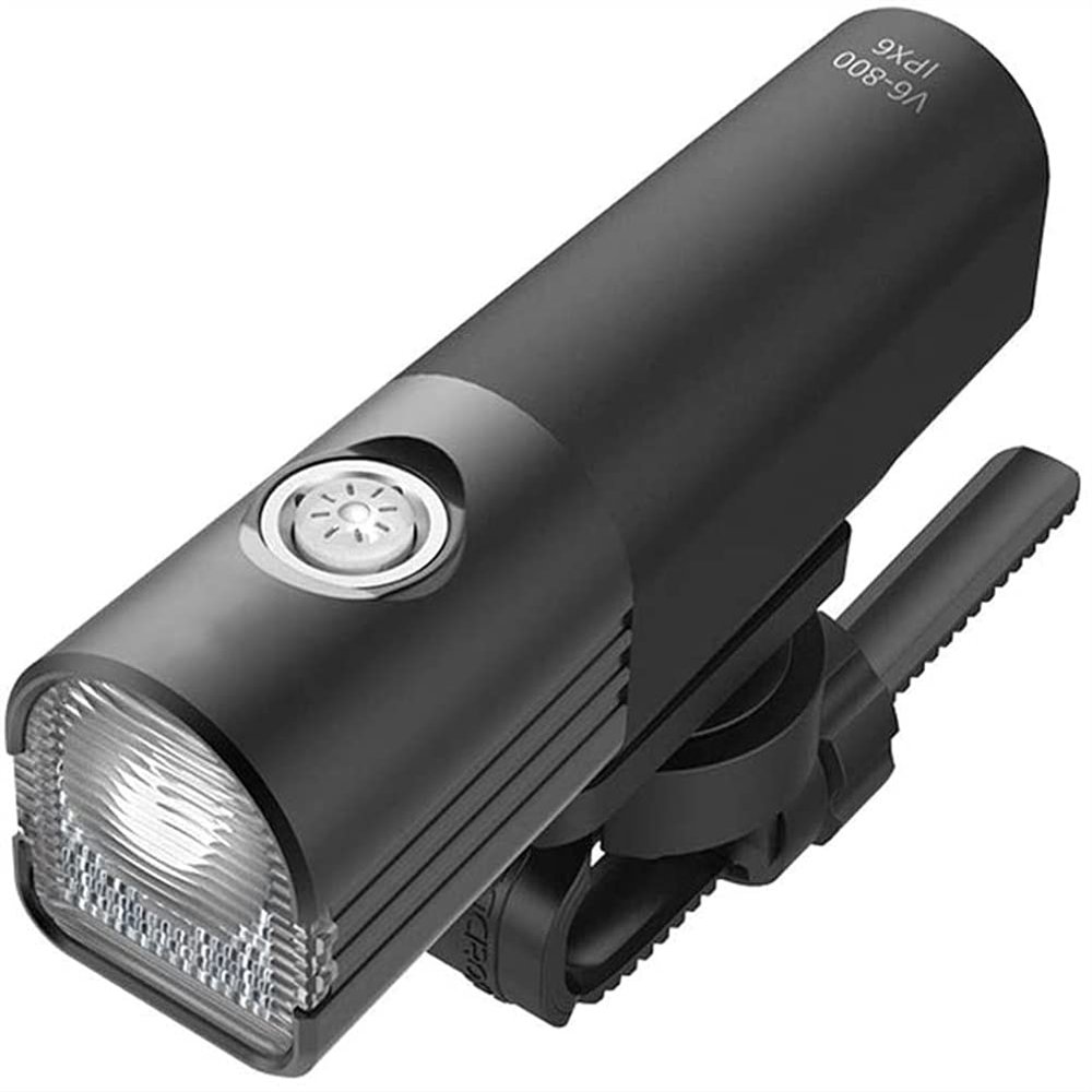 SMSOM Bike Light, USB Rechargeable Bike Headlight, Super Bright Bike Front Light, 7 Modes Bicycle Light, IPX6 Waterproof Cycling Safety Flashlight (Black)