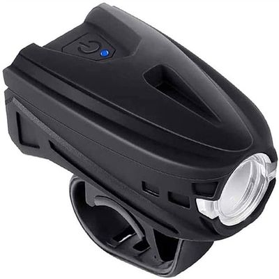 SMSOM Bike Lights for Night Riding, USB Rechargeable Bicycle Lights Front, Waterproof Mountain Bicycle Light, 5 Light Modes, Easy to Install for Men Women Kids Road Mountain Cycling (Black)