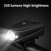 SMSOM Bike Lights for Night Riding, USB Rechargeable Bicycle Lights Front, Waterproof Mountain Bicycle Light, 5 Light Modes, Easy to Install for Men Women Kids Road Mountain Cycling (Black) view 4