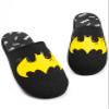 DC Comics Batman Slippers Mens Dark Knight Yellow Logo House Shoes 9-10 UK view 1