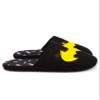 DC Comics Batman Slippers Mens Dark Knight Yellow Logo House Shoes 9-10 UK view 3