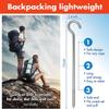 5 Pack Screw Tent Stakes Metal Tent Pegs 12 inch Heavy Duty Tent Pegs Galvanized Strong Tent Stakes Steel Stakes for Outdoor Camping Canopy Tarp Sand Ground Garden Wedding and Christmas Decorations view 2