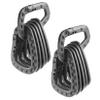 12 Pack Tactical Carabiners Keychain D Rings Spring Snap Gear Clip Utility Hooks Backpack Hanging Buckle Travelling for Camping view 2