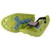 Crescent Moon Kids Snowshoes | Easy 17.5" Foam Snowshoes for Kids to 100 pounds with Secure Hook & Loop Binding, Insulating Rocker Cloud Deck & Durable Ice Spikes, Green view 1