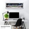 Penn State White Out Football (2021 v Auburn) - 40.25x13.75-inch Standard Framed Print by Blakeway Panoramas view 2