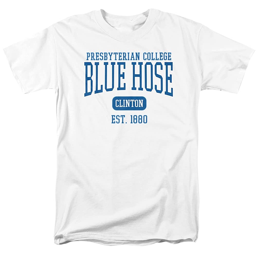 Presbyterian College Official Est. Date Unisex Adult T Shirt,White, 5X-Large