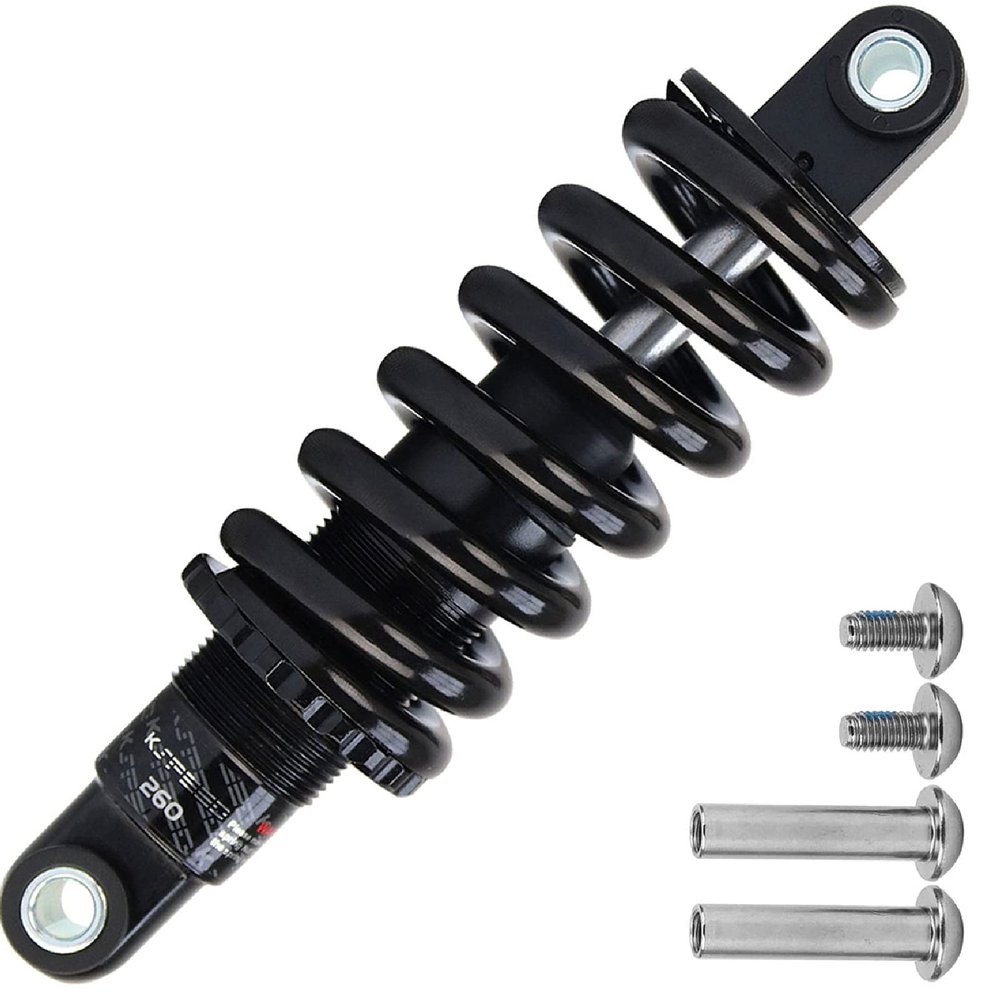 LYYCX Mountain Bike Rear Shock Absorber 125/150/165/190mm Soft Tail Adjustable Spring Suspension 750/850/1000/1500/2000Lbs (Color : 190mm, Size : 650lbs)