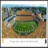 West Virginia Mountaineers Gold RushFootball - 40.25x13.75-inch Standard Framed Print by Blakeway Panoramas view 1