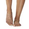 toesox Elle Half Toe Grip Socks  Non-Slip Grip Sole for Yoga, Pilates, Gym - Non Skid Open Toe Socks for Women view 3