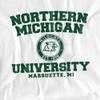 Northern Michigan University Official Circle Logo Unisex Adult T Shirt,White, 4X-Large view 2
