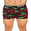Tipsy Elves Mens Red and Green Ho Ho Ho Boxer Breifs for Festivities and Parties Size Small view 2
