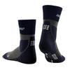 CEP Merino Wool Hiking Mid-Cut Socks, Peacoat/Grey, Men, IV (LG) view 4