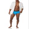 Amazon Essentials Men's Cotton Tag-Free Breathable Briefs Underwear, Pack of 7, Black/Blue/Grey, Medium view 4