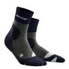 CEP Merino Wool Hiking Mid-Cut Socks, Peacoat/Grey, Men, V (XL) view 1