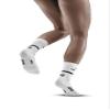 CEP The Run Socks, Women's, Mid Cut Crew, 4.0, Running Socks, White, LG IV view 2