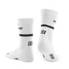 CEP The Run Socks, Women's, Mid Cut Crew, 4.0, Running Socks, White, LG IV view 4