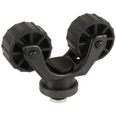 YakAttack ParkNPole RotoGrip Pole Holder | Stakeout Pole Holder | Track Mount Kayak Accessories | 2.4" Low Profile | Made in USA | Compatible with GearTrac, MightyMount & More | Kayak Rail Accessory