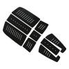LZKW EVA Deck Traction Pad, Comfortable EVA Surfboard Deck Traction Pads NonSlip Surfboard Mat for Surf(Black) view 1