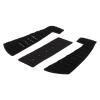 LZKW EVA Deck Traction Pad, Comfortable EVA Surfboard Deck Traction Pads NonSlip Surfboard Mat for Surf(Black) view 2