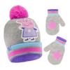 Hasbro Girls Winter Accessory Hat And Mittens Set, Peppa Pig Toddler Beanie For Toddler Ages 2-5 view 1