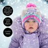 Hasbro Girls Winter Accessory Hat And Mittens Set, Peppa Pig Toddler Beanie For Toddler Ages 2-5 view 2