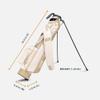The Original Sunday Golf Loma Bag  Lightweight Golf Bag with Strap & Stand, Easy to Carry Pitch n Putt Stand Bag for Driving Range, Par 3 & Executive Courses, 31 Inches (Toasted Almond) view 3