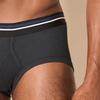 Amazon Essentials Men's Cotton Tag-Free Breathable Briefs Underwear, Pack of 7, Grey/Red/White, Large view 3