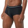 Amazon Essentials Men's Cotton Breathable Tag-Free Briefs Underwear, Pack of 7, Black, X-Large view 2