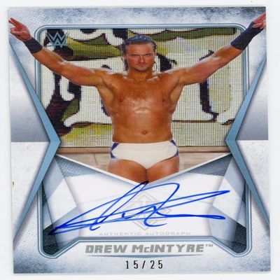 Drew McIntyre 2020 Topps Transcendent VIP Autograph Card DM1 /25