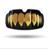 Impact Quick-Fit All Sports Mouthguard Boxing, MMA, Lacrosse, Football, Hockey, Basketball, Jiu-Jitsu, and More (Gold Fangs, Adult 14+ Years) view 1