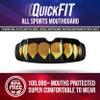 Impact Quick-Fit All Sports Mouthguard Boxing, MMA, Lacrosse, Football, Hockey, Basketball, Jiu-Jitsu, and More (Gold Fangs, Adult 14+ Years) view 2