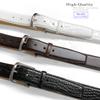 38MM Italian Calfskin Genuine Leather Dress Belt Strap with Snaps 1-1/2"(38mm) Wide (Smooth White, 42) view 4