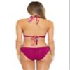 BECCA by Rebecca Virtue Womens Reversible Halter Bikini Swim Top Orange M view 2