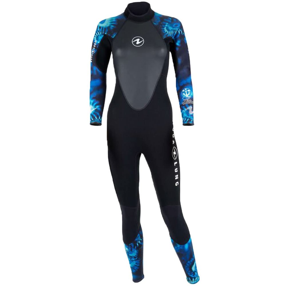 Aqua Lung Women's Hydroflex FS 1MM Camo Blue - Small