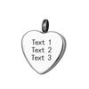 FCZDQ Pet Memorial Keepsake Heart Cremation Jewelry Urn Keychain for Ashes Customized You Left paw Prints on My Heart view 2