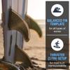Ho Stevie! Thruster Surfboard Fins (3 Fins) - Twin Tab or Single Tab Sizes, with Fin Bag, Screws, Wax Comb and Fin Key (Black, Single Tab) view 3