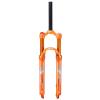 LvTu Front Fork 26 27.5 inch Orange, Travel 120mm Straight 1-1/8" Manual Lockout Suspension Fork for Mountain Bike (Size : 26 inches) view 1