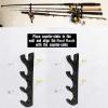 AUXPhome Horizontal Fishing Rod Rack, Plastic, 1-1/8 Inch Aperture, Holds 4 Rods, Easy Assembly, Save Space view 4