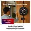 DARTSLIVE Home Electronic Dartboard, Bluetooth Compatible with Online Play, for Soft Tip Darts, 15.5 Inch Diameter Regulation Size Dartboard for Indoor Play, Black view 3