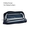Folding Stool|Portable Stool for Fishing|Camping Stools for Adults|Stainless Steel Bracket| Bearing 220LB| Small Folding Chair is Suitable for Outdoor Travel, Barbecue, Fishing|Black view 3
