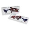 16 inch Pair of USA Bone Fish Stickers Left and Right American Flag Vehicle Window Fishing Boat Vinyl Decal Large Graphic view 1