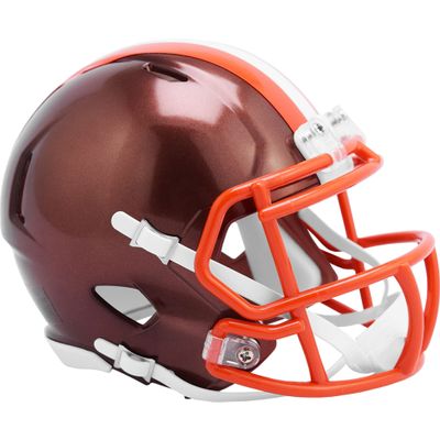 Cleveland Browns Unsigned Riddell Flash Alternate Revolution Speed Mini Football Helmet
