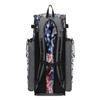 Boombah Superpack Bat Bag - Backpack Version (no wheels) - Holds 4 Bats - USA Allegiance Charcoal/Royal Blue/White view 3