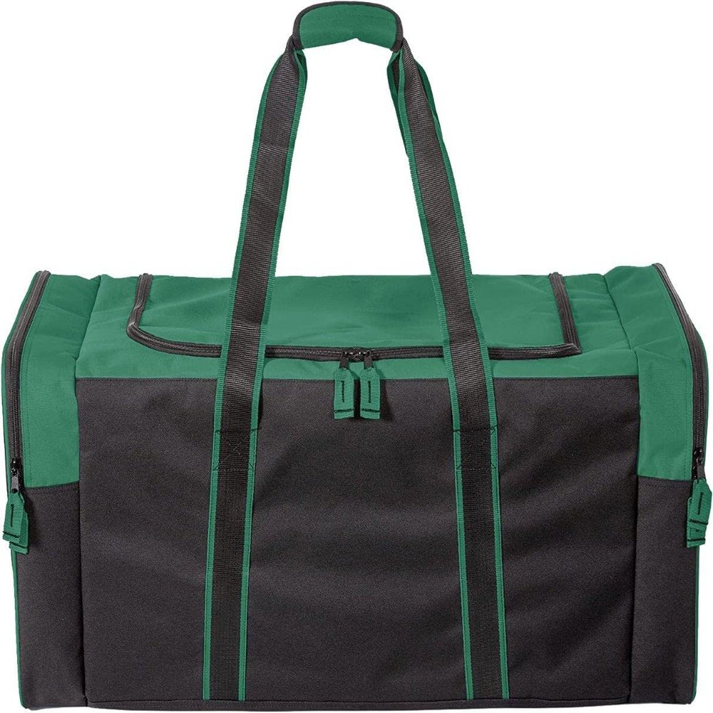 Jetstream Heavy Duty Multi Pocket Large Sports Gym Equipment 3-Pocket Travel Duffel Bag (Green, 32-Inch)