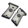 Grips for Beretta 92/96 Compact Size, Metal Beretta Grips Black Nickel Plated view 3