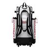 Boombah Superpack Hybrid Rolling Bat Bag - Baseball 2.0 Bat Pack White/Red/Black - Wheeled & Backpack Version view 2