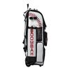 Boombah Superpack Hybrid Rolling Bat Bag - Baseball 2.0 Bat Pack White/Red/Black - Wheeled & Backpack Version view 4